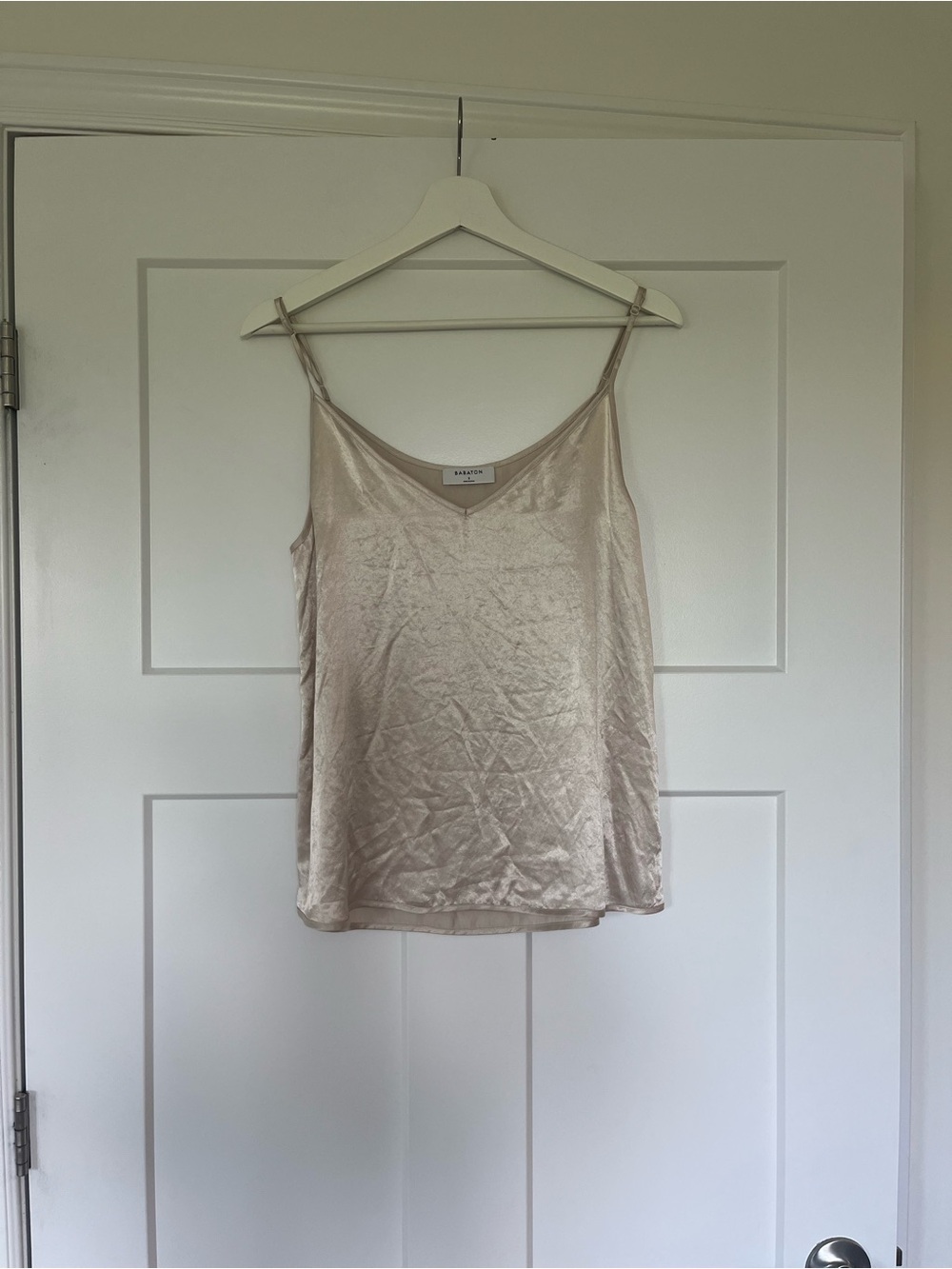 Babaton Silky Cream Spaghetti-Strap Cami